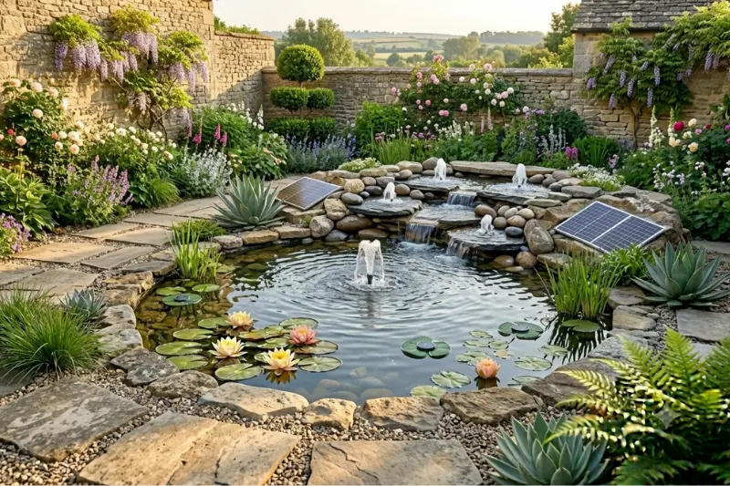 solar pond fountains
