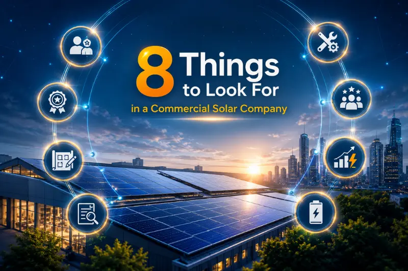 8 things to look for in a commercial solar company