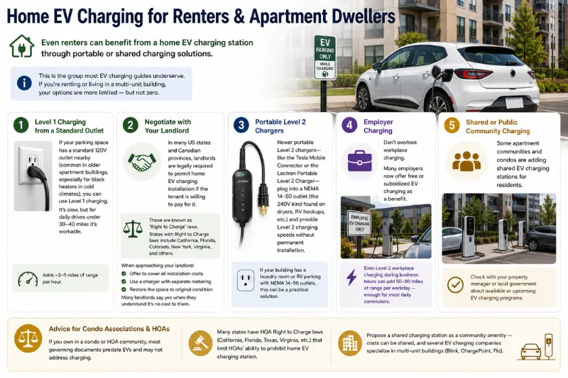 home ev charging for renters and apartment dwellers