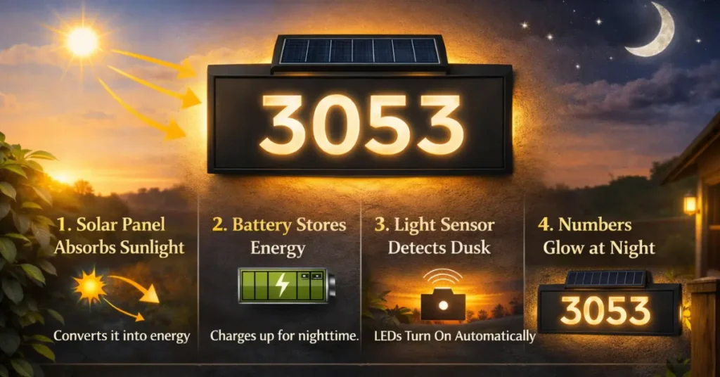 how do solar house numbers work