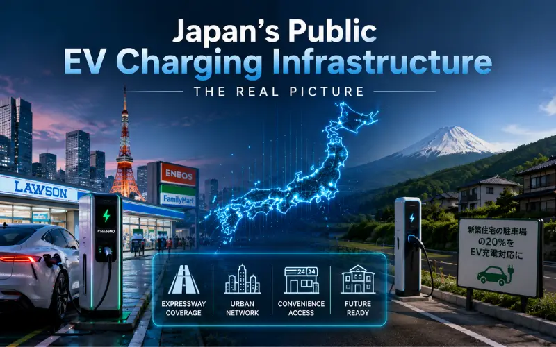 japans public ev charging infrastructure the real picture