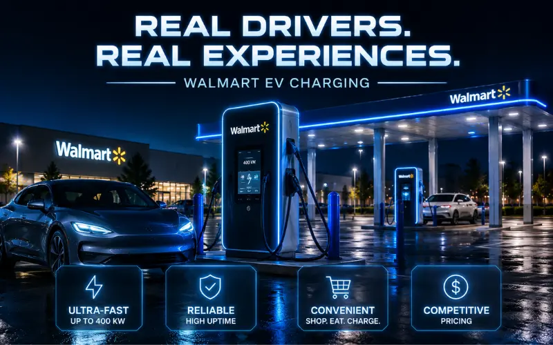 real driver experiences at walmart ev charging stations