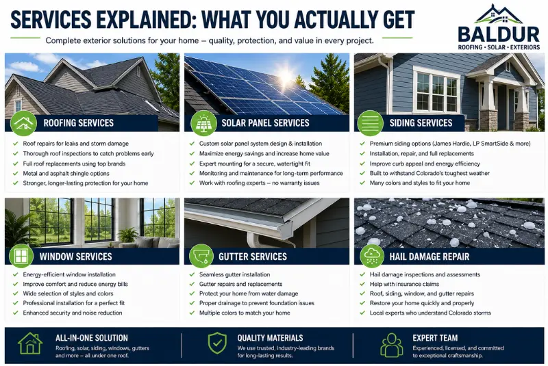 services explained what you actually get