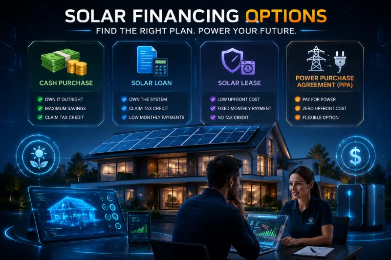 solar financing options what your solar installation company near you should offer