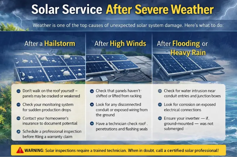 solar service after severe weather