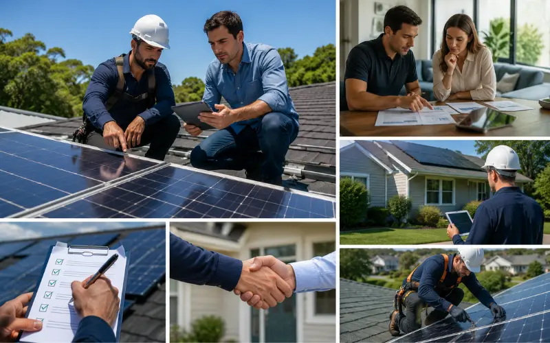 step by step how to actually vet solar panel installation companies near you