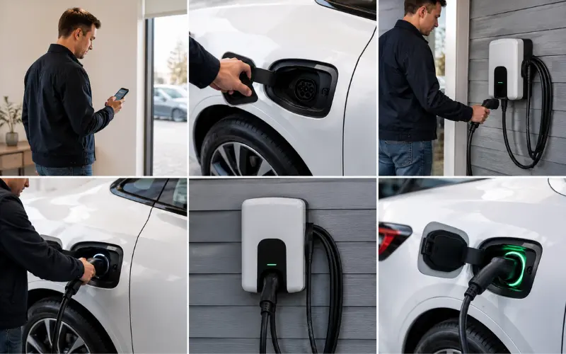 step by step how to charge an ev the right way