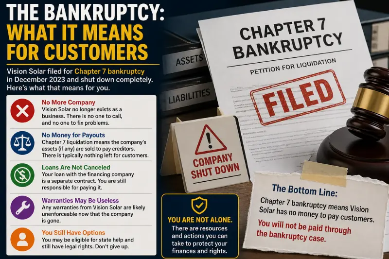 the bankruptcy what it means for customers