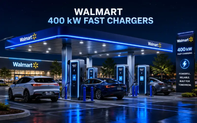 walmart ev charging hardware 400 kw fast chargers