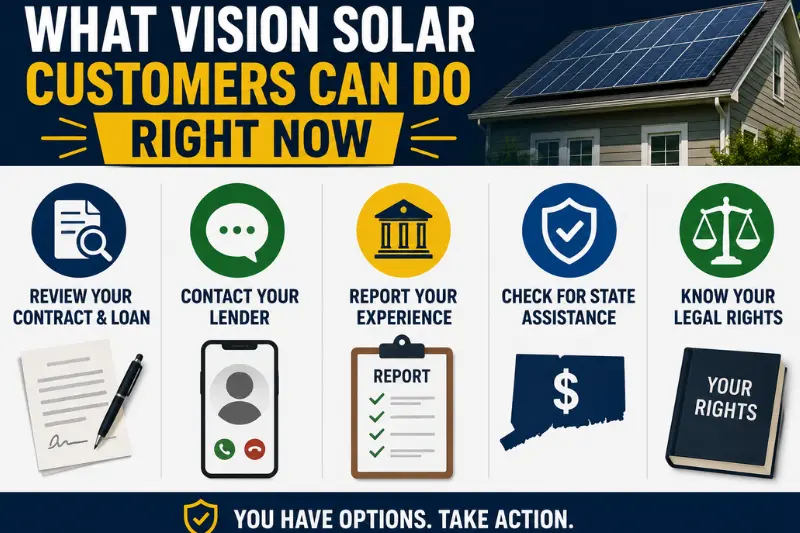 what vision solar customers can do right now