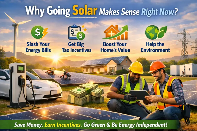 why going solar makes sense right now